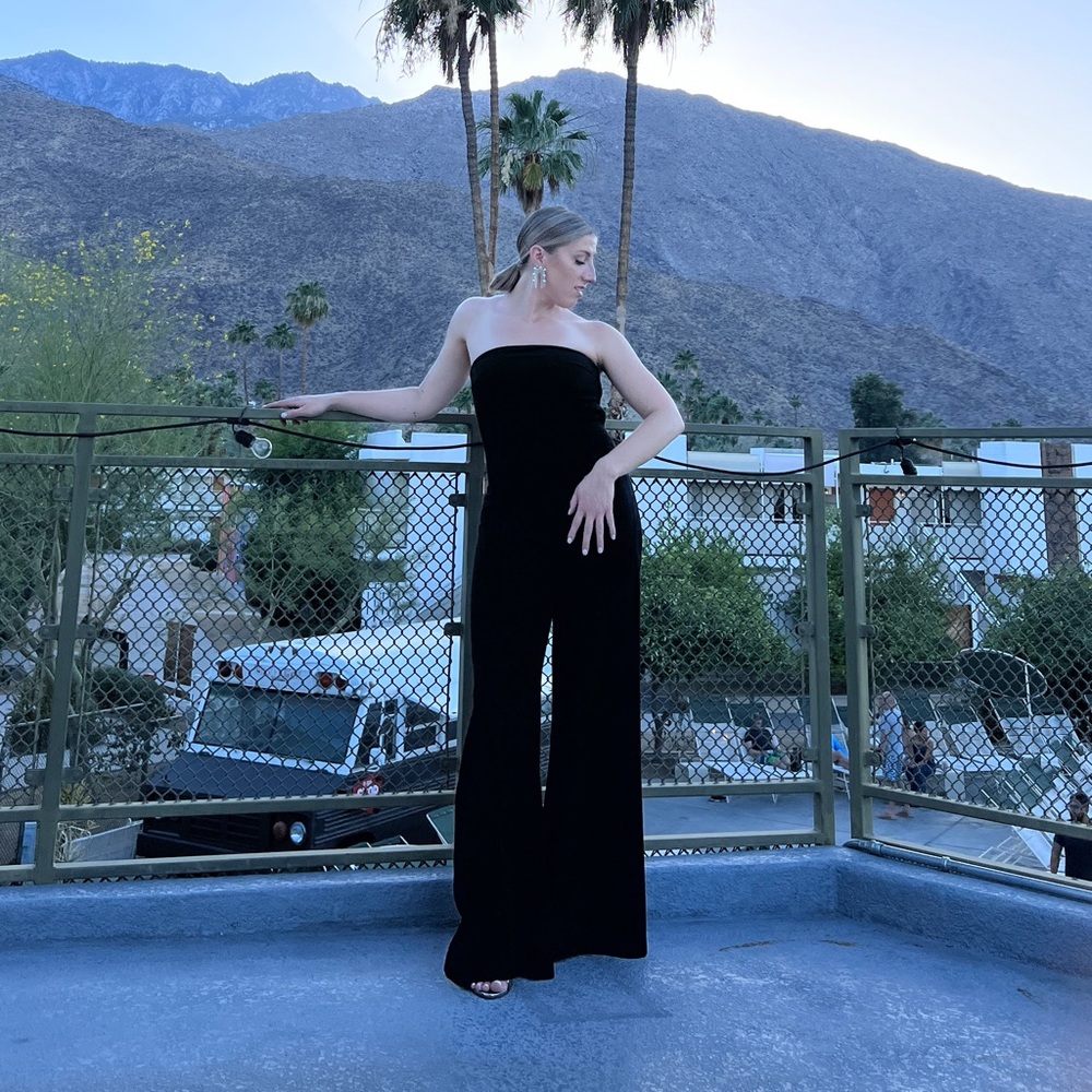 Black strapless Jumpsuit